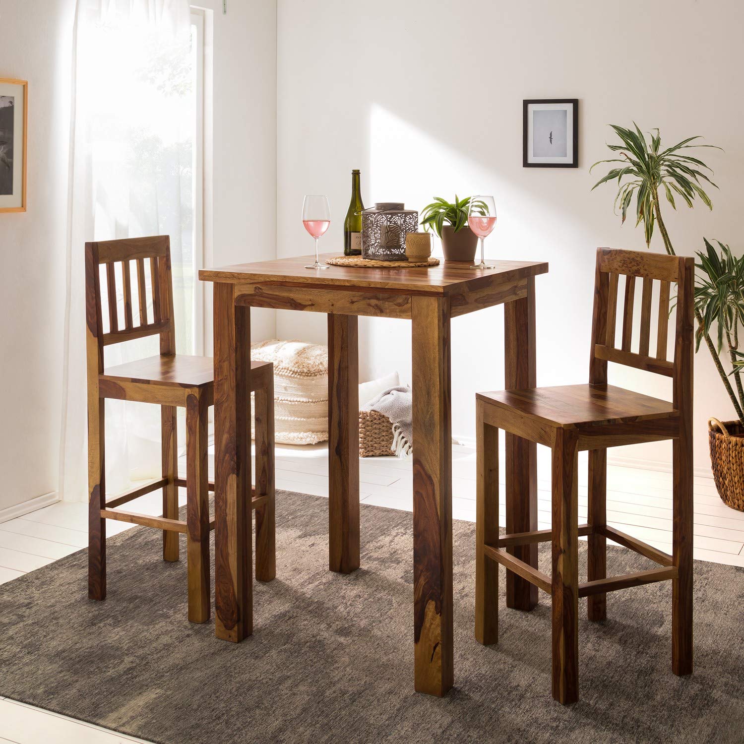 Bar table with discount chairs