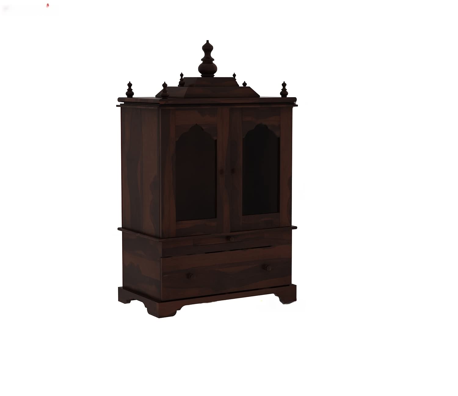 Temple walnut made of solid sheesham wood