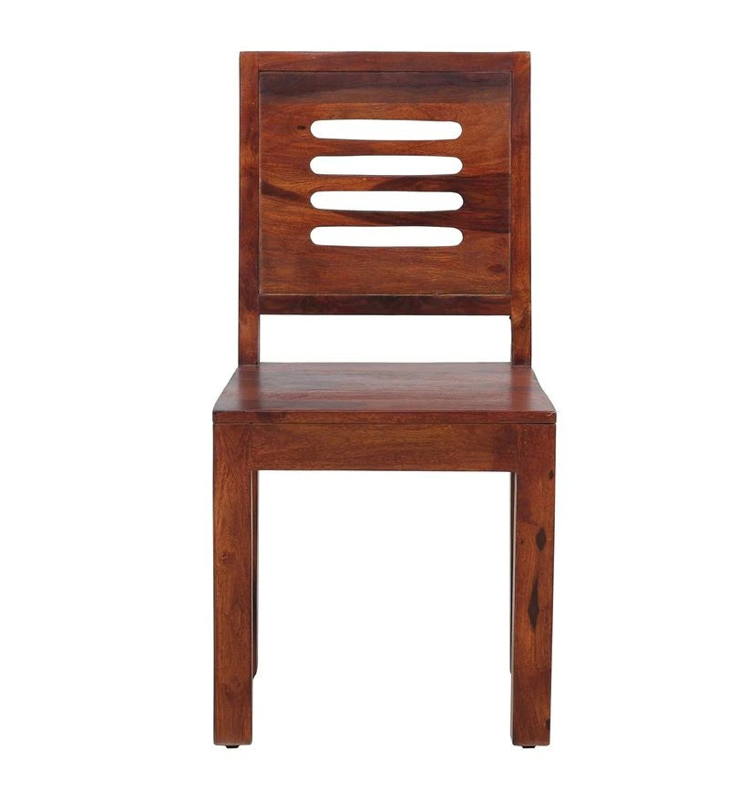 Dining chair (set of two) made of solid sheesham wood