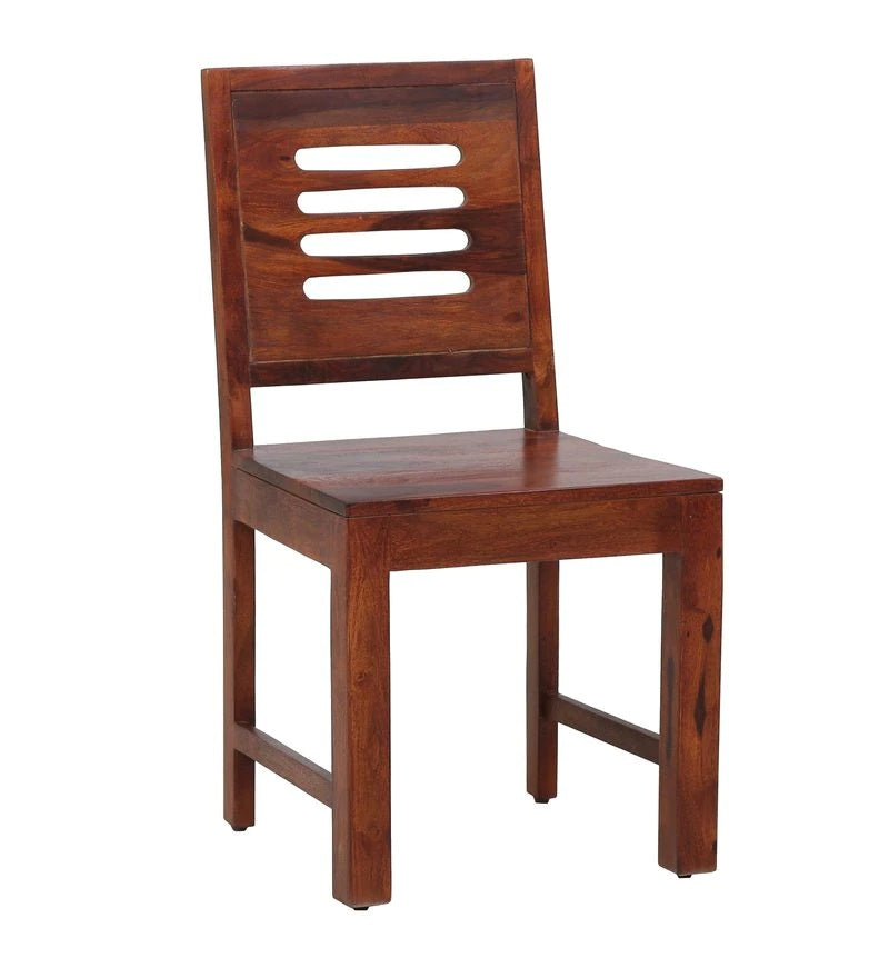 Dining chair (set of two) made of solid sheesham wood