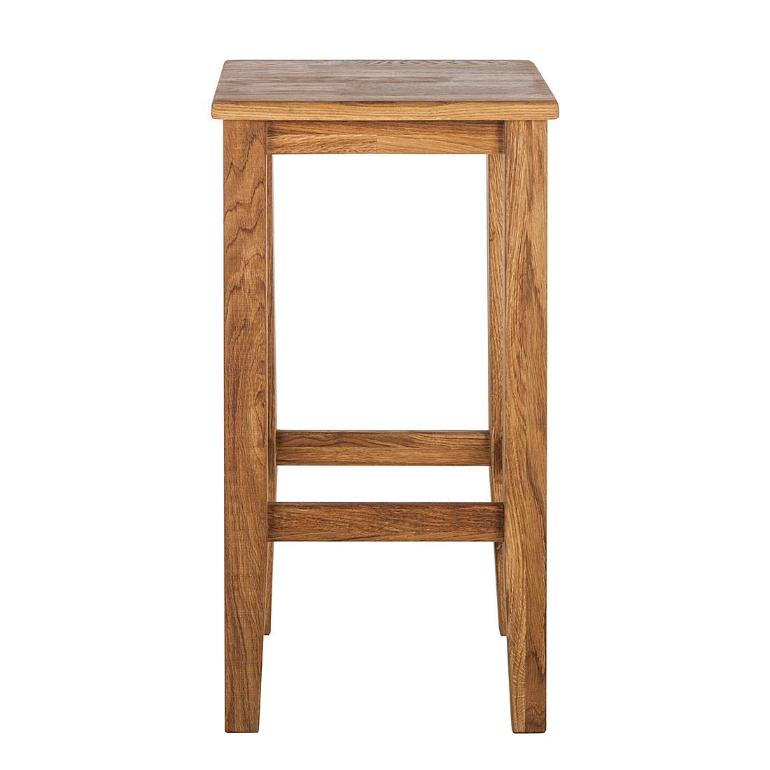 Stool made of solid mango wood