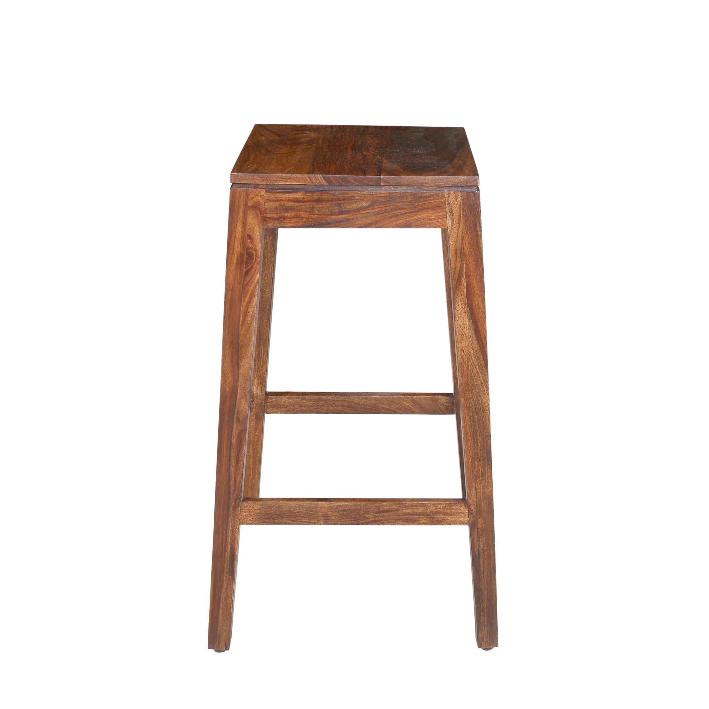 Bar stool made of solid sheesham wood